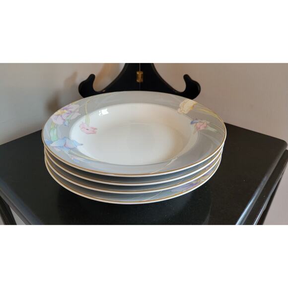 Mikasa Charisma Gray L9049 Rimmed Soup Bowl 8 1/4" D (Set of 4) - Picture 10 of 11